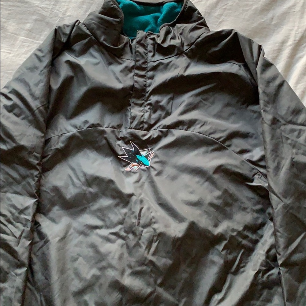 San Jose shark reversible jacket